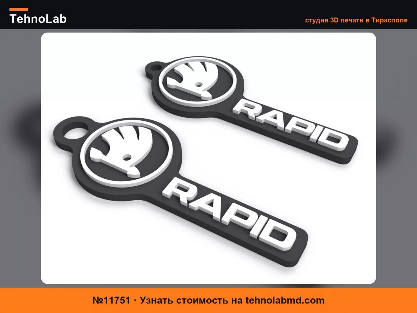 №11751 Брелки Skoda Rapid