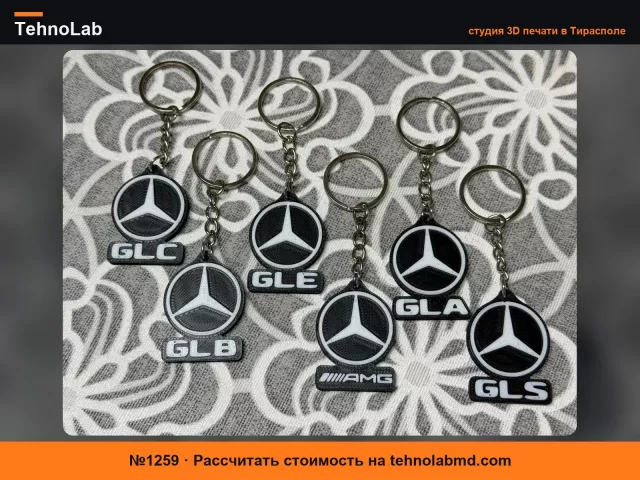 №1259 Коллекция брелоков Mercedes-Benz
