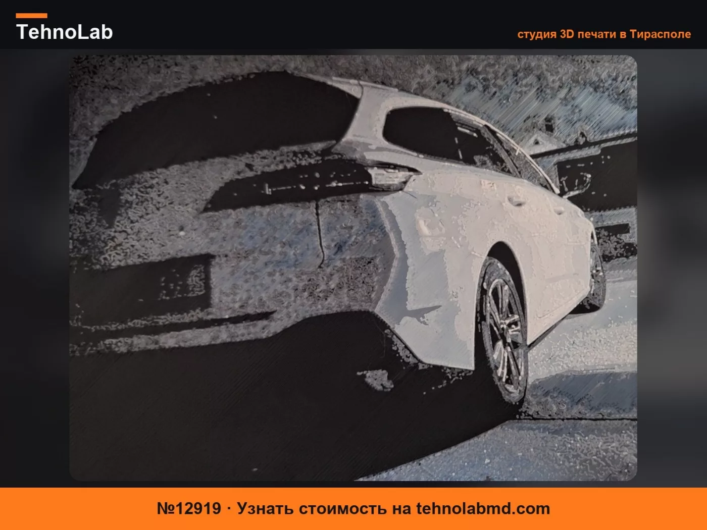 №12919 Peugeot 308 SW - Холст Chroma (Hueforge)