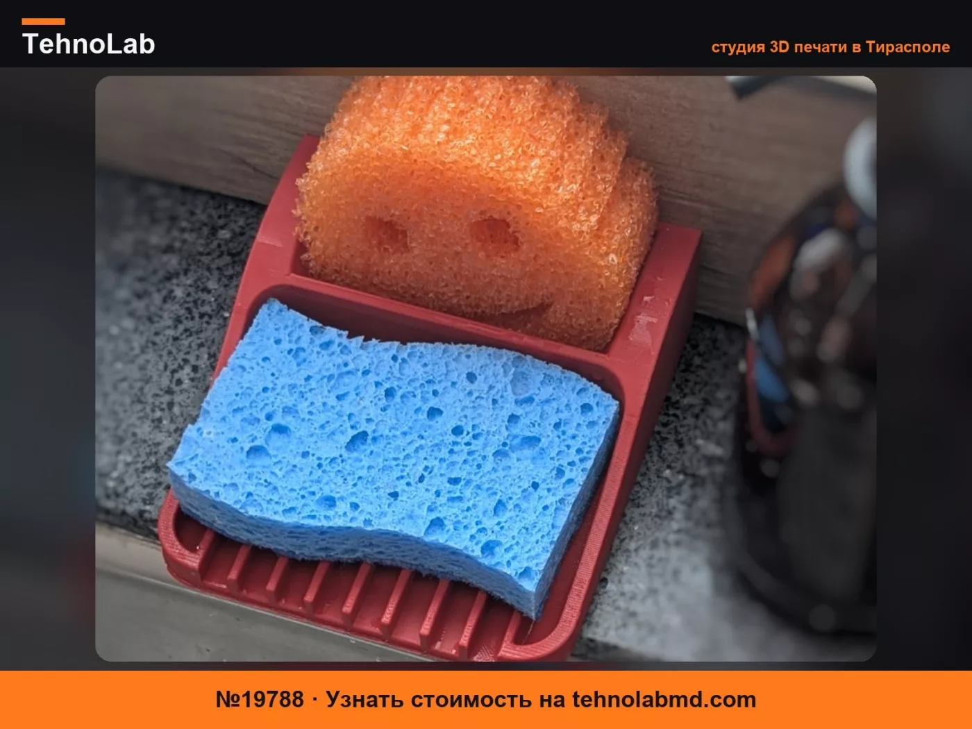 №19788 Подставка для губки Sponge Daddy v4
