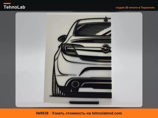 №9838 2D Настенное Искусство Opel Insignia A OPC