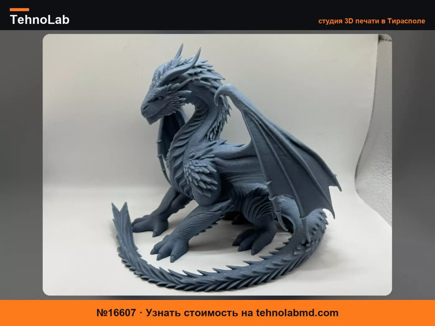 №16607 Впечатляющая фигура Дракона