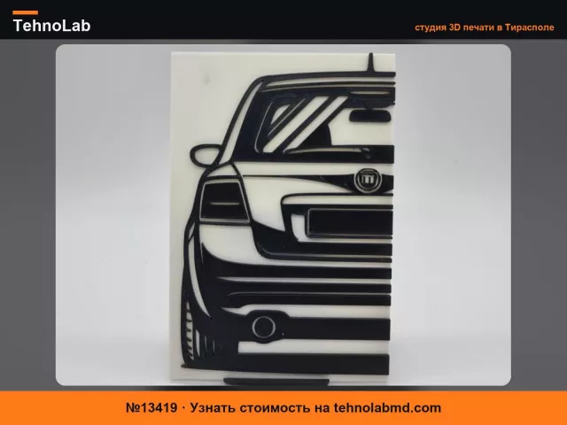 №13419 2D Настенный Арт Fiat Stilo
