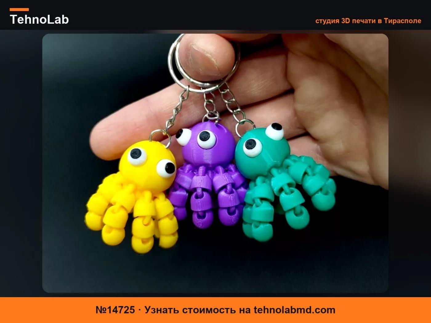 №14725 Гибкий Веселый Осьминог