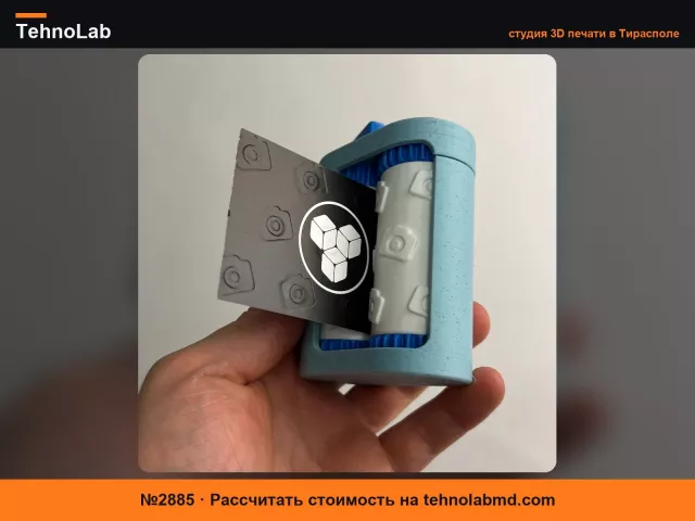 №2885 Узор с иконкой камеры - Ролики для эмбоссера визитных карточек