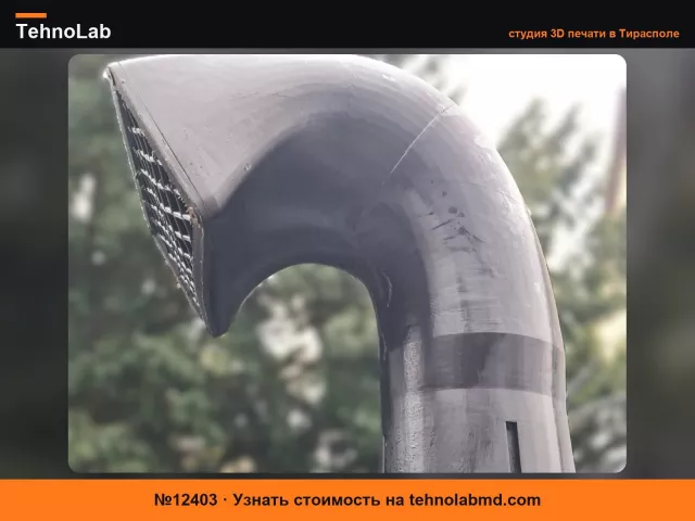 №12403 Шноркель для пикапа Nissan Navara Воздухозаборник