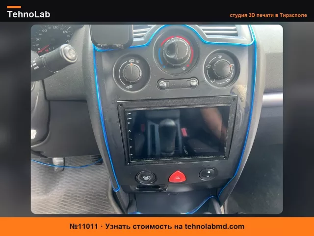 №11011 Адаптер для китайской магнитолы Renault Megane II MK2 2DIN