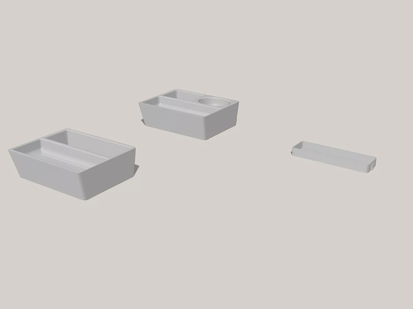 №249 Вставки для ящиков центральной консоли Tesla Model X 21-23