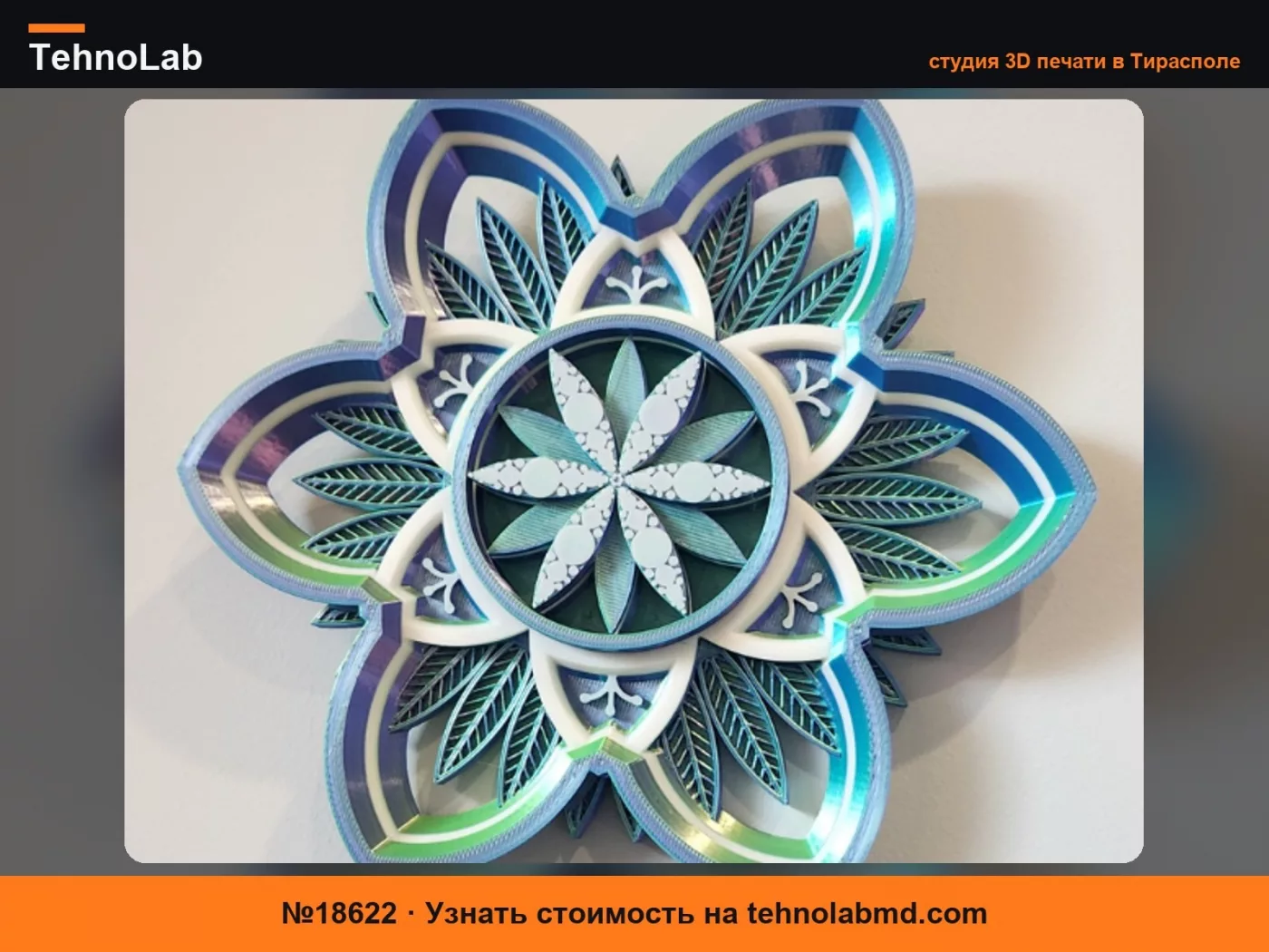№18622 Настенное искусство мандалы