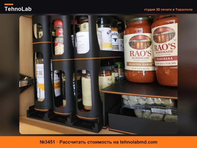 №3451 Ремикс стойки для специй - широкие, высокие и короткие варианты