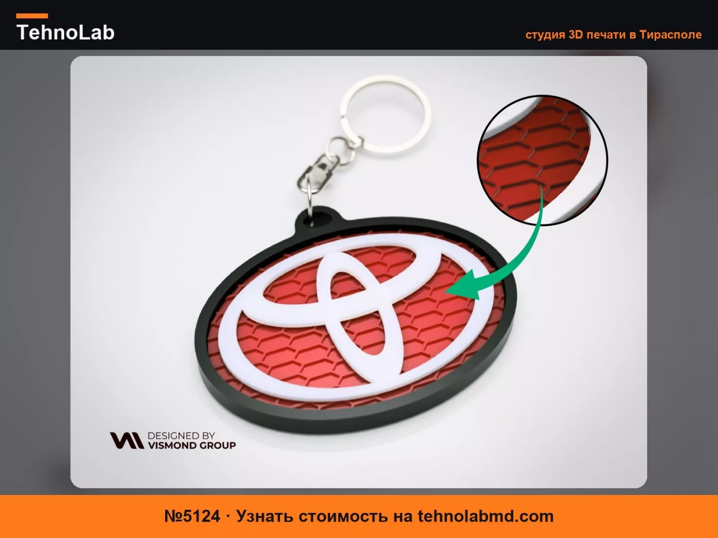 №5124 Брелок Toyota