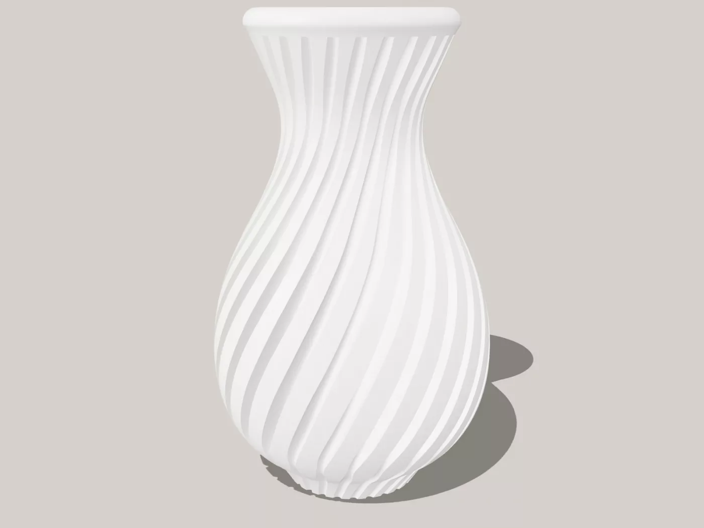 №232 Ваза "Flower Vase - Spring Twist" - Спиральный дизайн