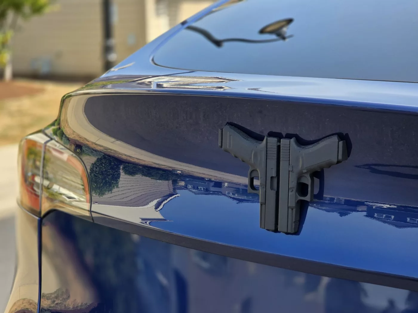 №248 Бейдж Glock "T" для Tesla Model X