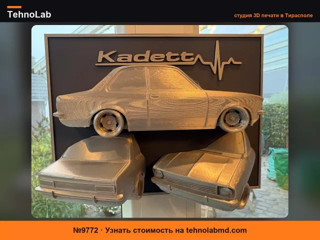 №9772 Opel Kadett C Limo секционные модели в виде картины