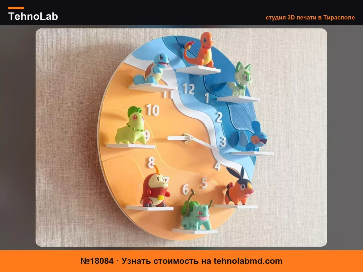 №18084 Настенные часы DIY с фигурками