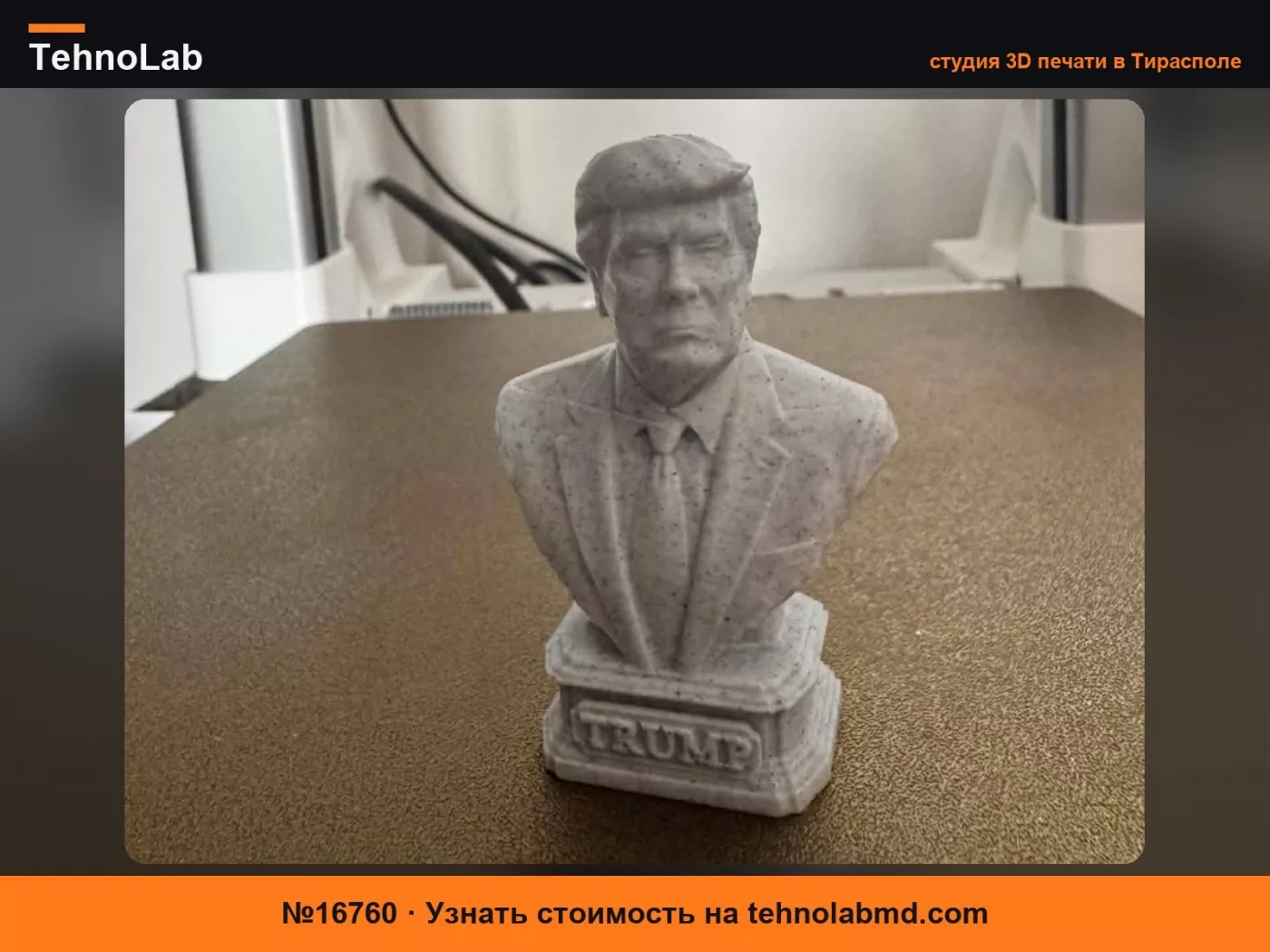 №16760 Бюст Дональда Трампа v2.0